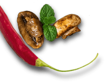 Traditional South Indian culinary decoration